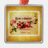  Frans parfumlabel Metalen Ornament (Voorkant)