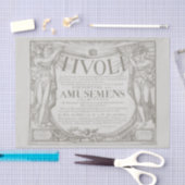 Frans Parijs 1802 Poster Tivoli Tissuepapier (Craft)