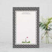 Frans Parijs met Eiffeltoren Briefpapier (Staand voorkant)