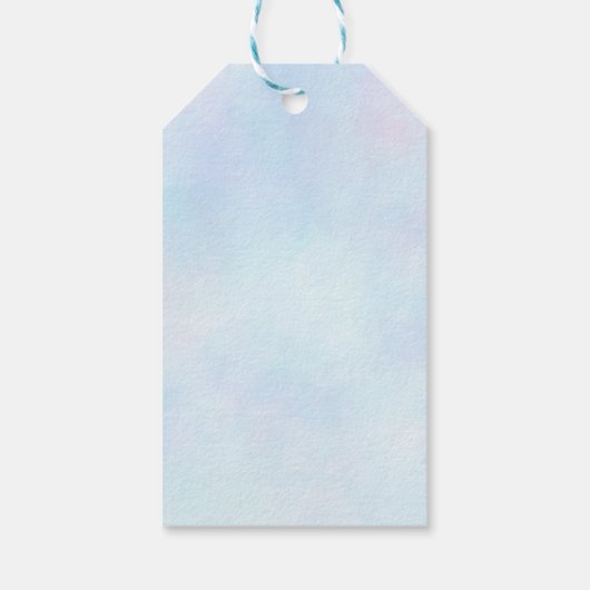 Frans Parijs met Eiffeltoren Verjaardag Cadeaulabel (Achterkant)