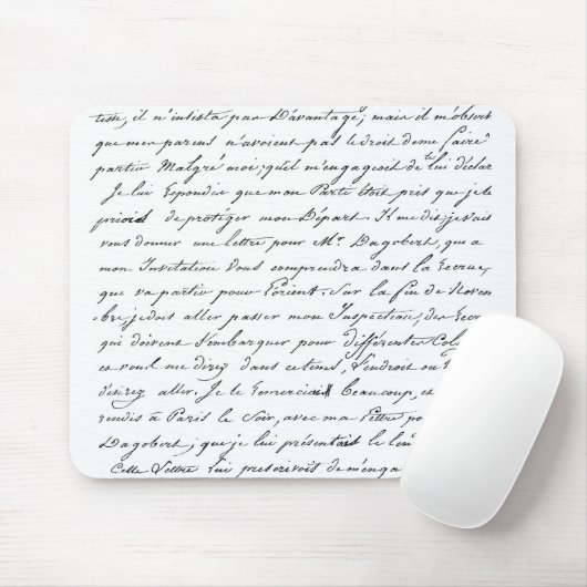 Frans Parijs script Muismat (Met muis)