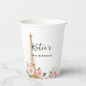 Frans / Parijs thema party paper cup Papieren Bekers (Voorkant)