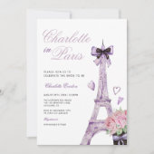 Frans Parijse Eiffeltoren Bow Vrijgezellenfeest Kaart (Voorkant)