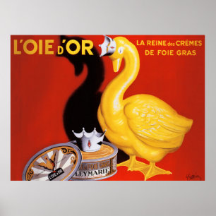  Frans Pate Food Art Poster Golden Goose