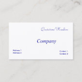 Frans patriottisch visitekaartje (Achterkant)