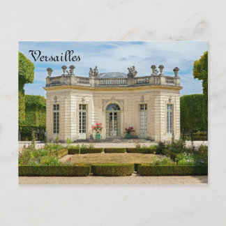 Frans paviljoen en Franse tuin in Versailles Briefkaart
