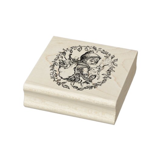 FRANS PERE NOEL, ST. NICHOLAS  STIJL SANTA RUBBERSTEMPEL (Stempel)