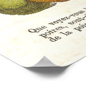 Frans perenland Keukendecor Poster (Hoek)