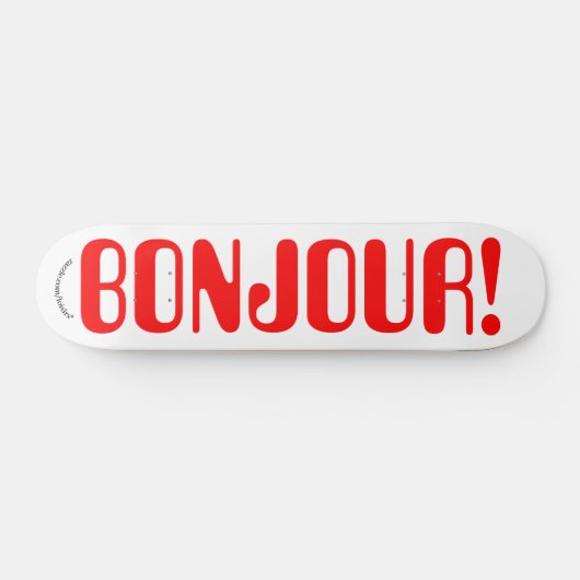 Frans Persoonlijk Skateboard (Horizontaal)