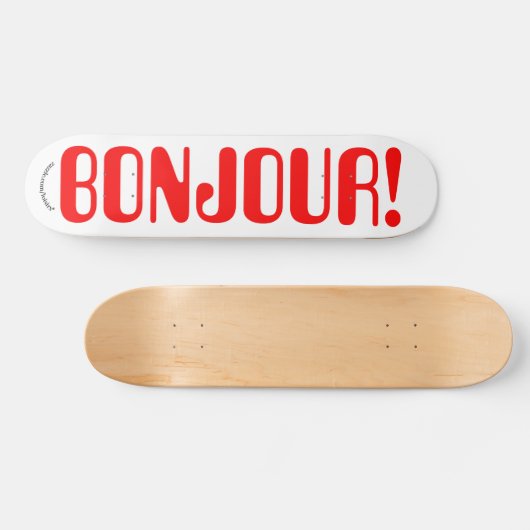 Frans Persoonlijk Skateboard (Horizontaal)