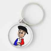 Frans Pierre cartoon Keyring Sleutelhanger (Voorkant)
