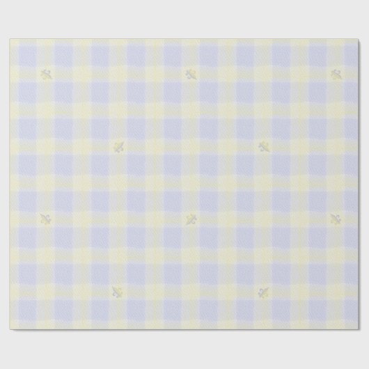 Frans Plaid met Fleur de Lis Cadeaupapier (Vlak)