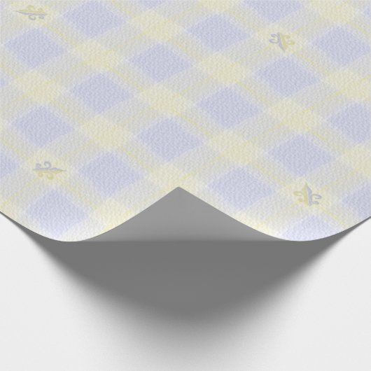 Frans Plaid met Fleur de Lis Cadeaupapier (Hoek)