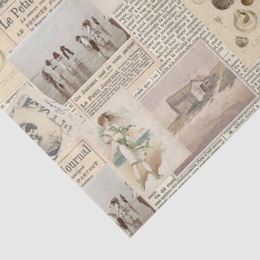 Frans plakband plakkenpapier Tissuepapier (Detail)