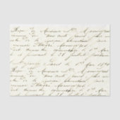 Frans  plakbiljet voor script tissuepapier (Voorkant)