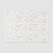 Frans  plakbiljet voor script tissuepapier (Voorkant)