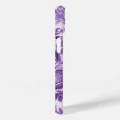 Frans Platteland Toile de Jouy Paarse Case-Mate iPhone Case (Achterkant / Rechts)