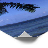 Frans-Polynesië, Bora Bora, Palmbomen Poster (Hoek)