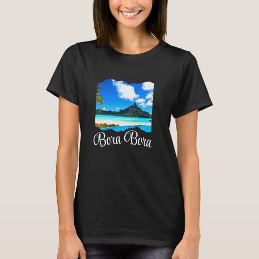 Frans-Polynesië Bora Bora T-shirt (Voorkant)