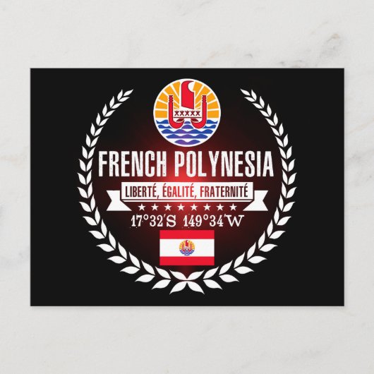 Frans-Polynesië Briefkaart (Voorkant)