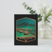 Frans-Polynesië Briefkaart (Staand voorkant)