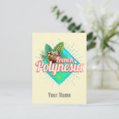 Frans Polynesië Eiland Stille Oceaan  Souvenir Feestdagenkaart (Staand voorkant)