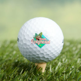 Frans Polynesië Eiland Stille Oceaan  Souvenir Golfballen