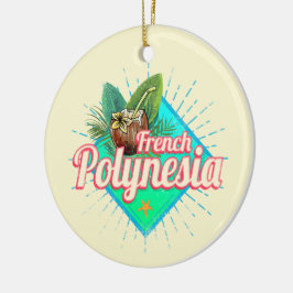 Frans Polynesië Eiland Stille Oceaan  Souvenir Keramisch Ornament