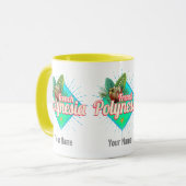 Frans Polynesië Eiland Stille Oceaan  Souvenir Mok (Voorkant links)