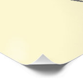 Frans Polynesië Eiland Stille Oceaan  Souvenir Perfect Poster (Hoek)