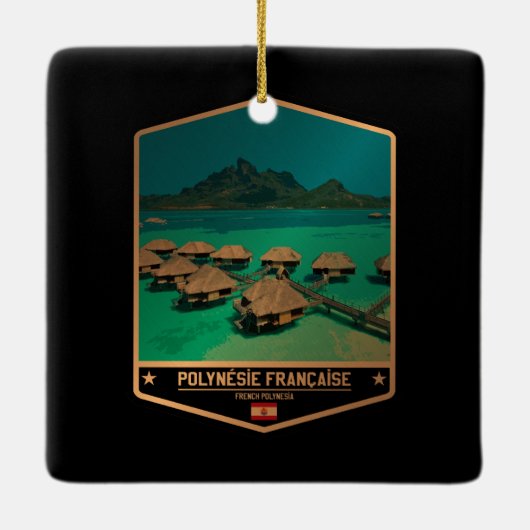 Frans-Polynesië Keramisch Ornament (Achterkant)