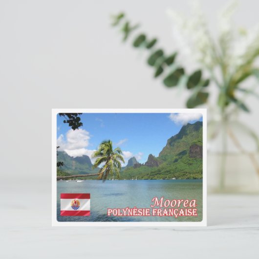 Frans-Polynesië - Moorea - Cook's Bay - Briefkaart (Staand voorkant)