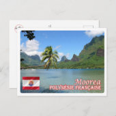 Frans-Polynesië - Moorea - Cook's Bay - Briefkaart (Voorkant / Achterkant)