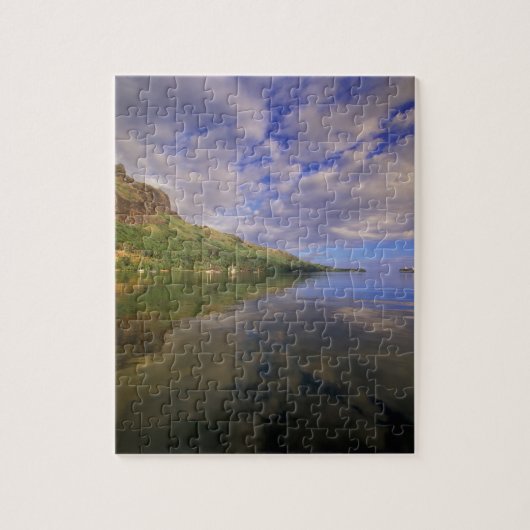 Frans-Polynesië, Moorea. Cooks Bay. Cruiseschip 2 Legpuzzel (Verticaal)