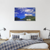 Frans-Polynesië, Moorea. Cooks Bay. Cruiseschip 3 Canvas Afdruk (Insitu (Slaapkamer))