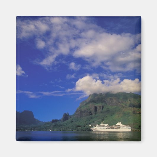 Frans-Polynesië, Moorea. Cooks Bay. Cruiseschip 3 Magneet (Voorkant)