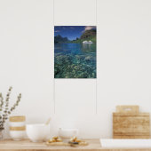 Frans-Polynesië, Moorea. Cooks Bay. Cruiseschip Poster (Keuken)