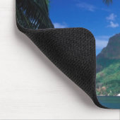 Frans-Polynesië, Moorea. Cooks Bay. Groen Muismat (Hoek)