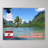 Frans-Polynesië - Moorea - Cook's Bay - Poster (Voorkant)