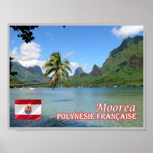 Frans-Polynesië - Moorea - Cook's Bay - Poster (Voorkant)