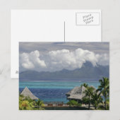 Frans-Polynesië, Moorea. Een uitzicht op het eilan Briefkaart (Voorkant / Achterkant)