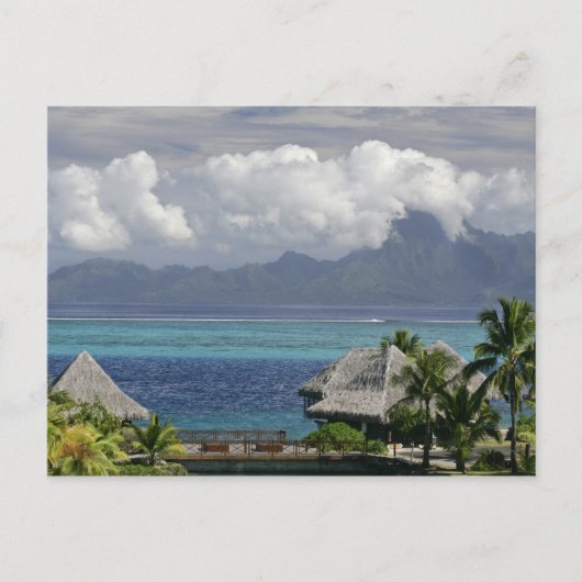 Frans-Polynesië, Moorea. Een uitzicht op het eilan Briefkaart (Voorkant)
