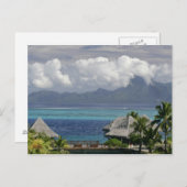 Frans-Polynesië, Moorea. Een uitzicht van het eila Briefkaart (Voorkant / Achterkant)