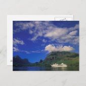 Frans-Polynesië, Moorea. Koekbaai. Cruiseschip 3 Briefkaart (Voorkant / Achterkant)