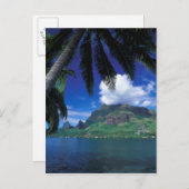 Frans-Polynesië, Moorea. Koekbaai. Green Briefkaart (Voorkant / Achterkant)