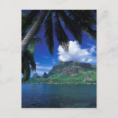 Frans-Polynesië, Moorea. Koekbaai. Green Briefkaart (Voorkant)