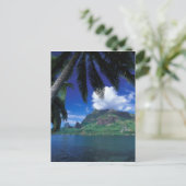 Frans-Polynesië, Moorea. Koekbaai. Green Briefkaart (Staand voorkant)