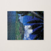 Frans-Polynesië, Moorea. Koekbaai. Groen Legpuzzel (Horizontaal)