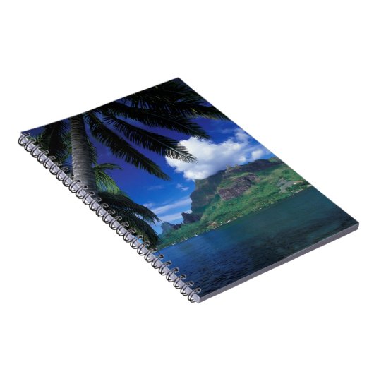 Frans-Polynesië, Moorea. Koekbaai. Groen Notitieboek (Rechterzijde)