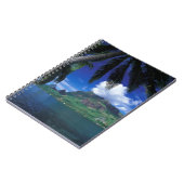 Frans-Polynesië, Moorea. Koekbaai. Groen Notitieboek (Linkerzijde)